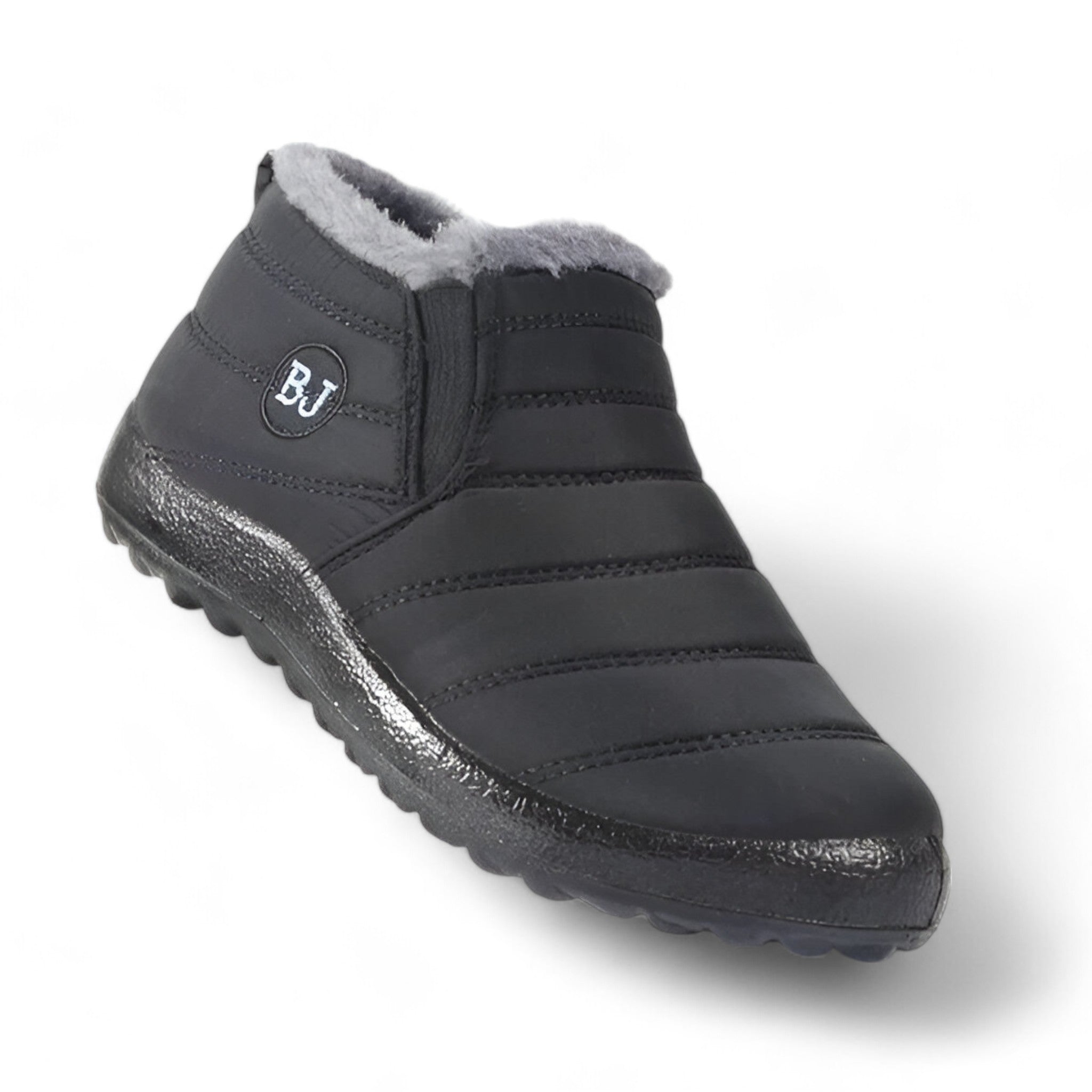 : Anna | Premium Sneaker Støvler - Let Varmt og Komfort in Sort van Pantino Odense