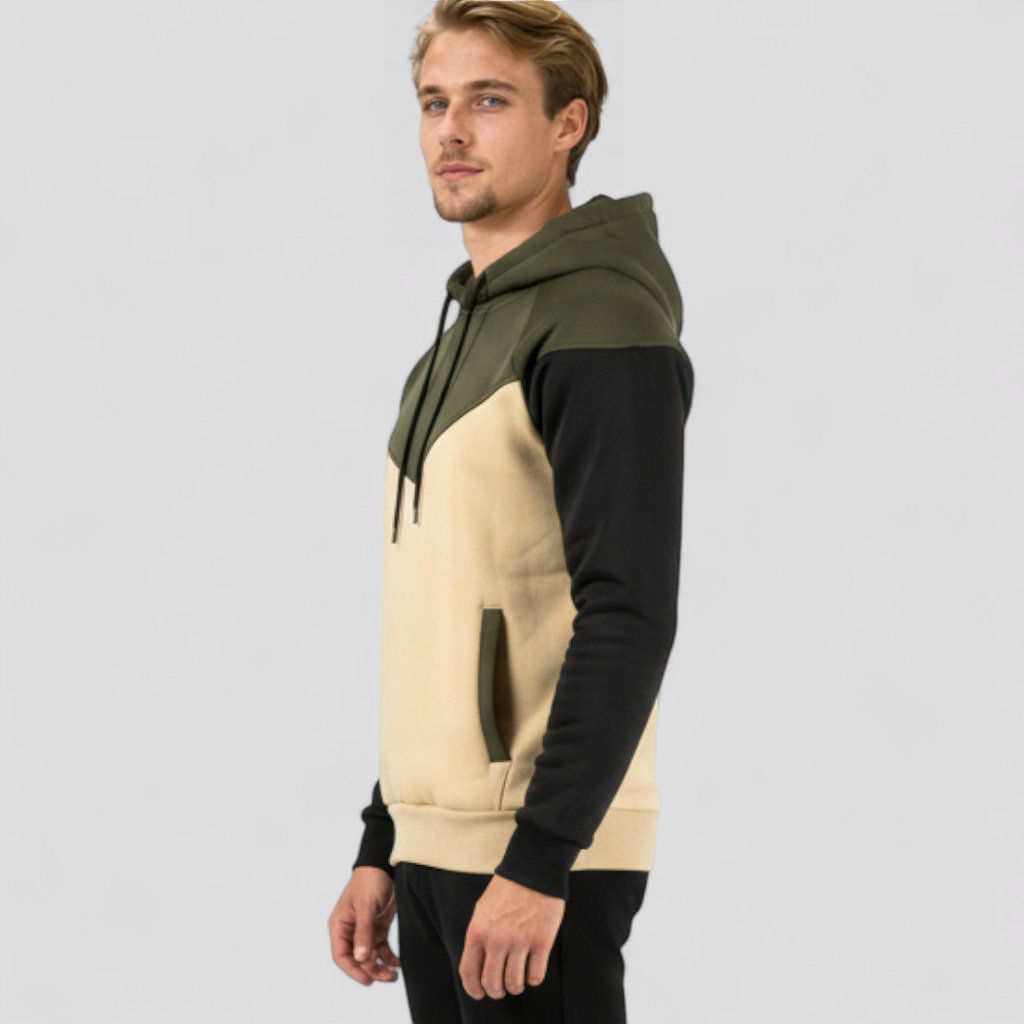 Casual Fleece Hættetrøje til Mænd