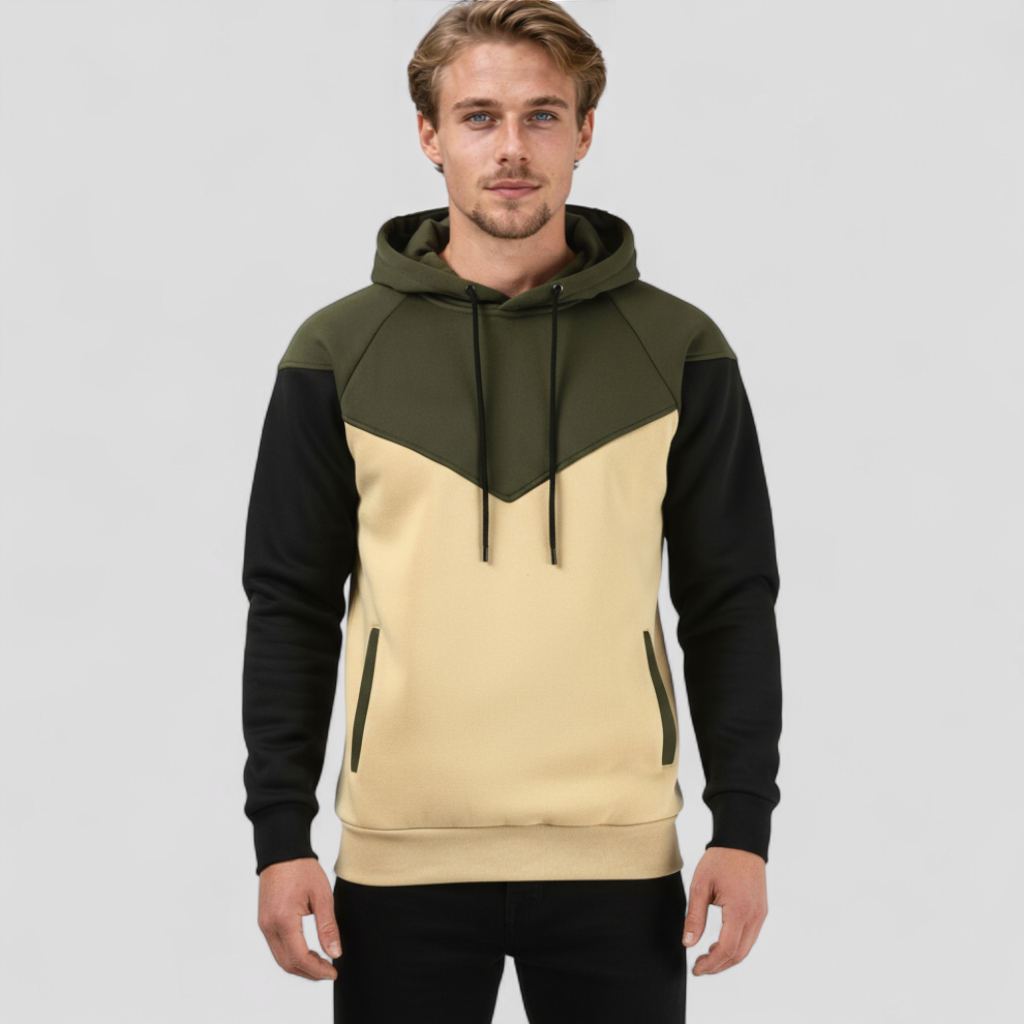 Casual Fleece Hættetrøje til Mænd