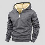 Fleecetrøje til Herre med Halv Lynlås