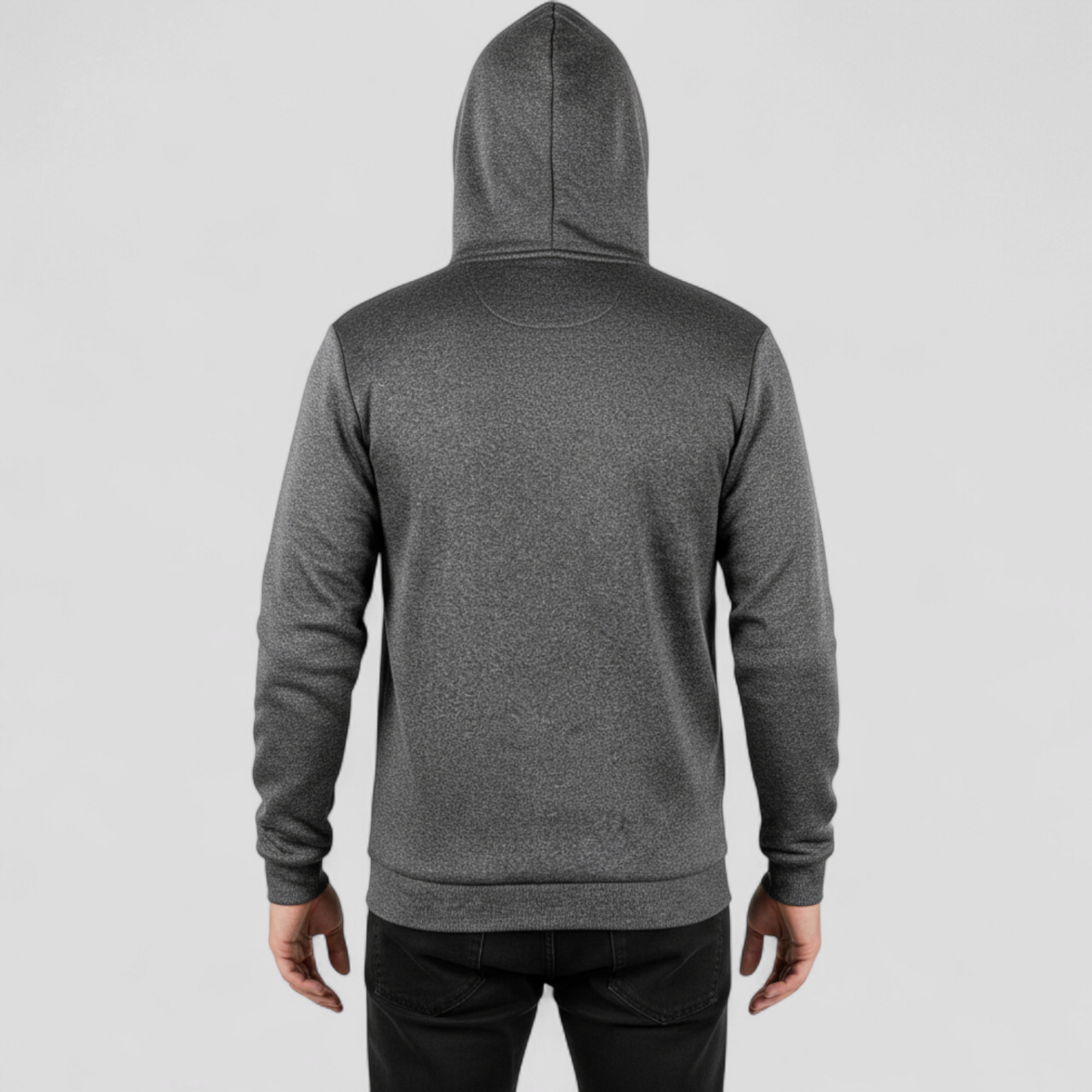 Fleecetrøje til Herre med Halv Lynlås