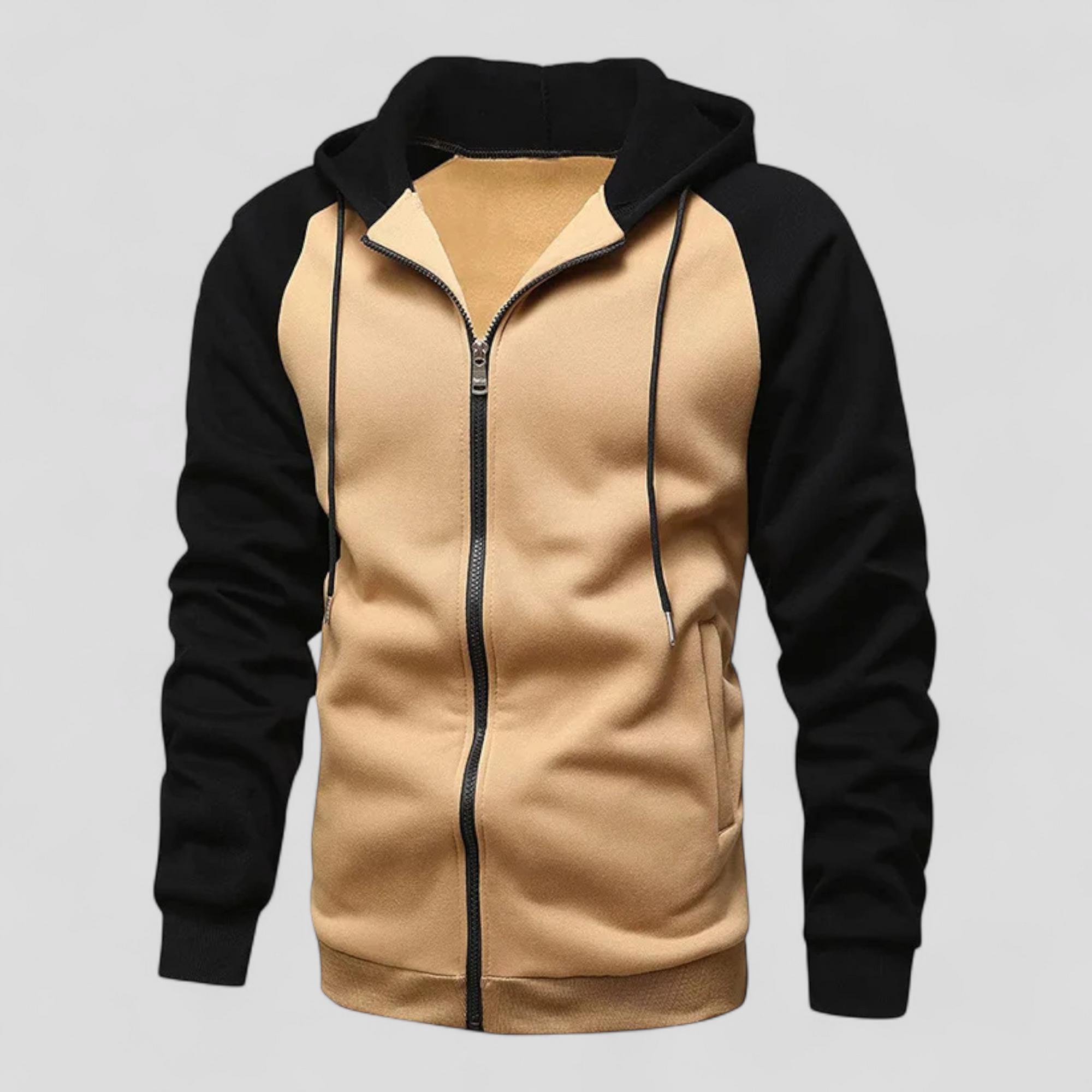 Hættetrøje Med Lynlås Til Mænds Sportstøj