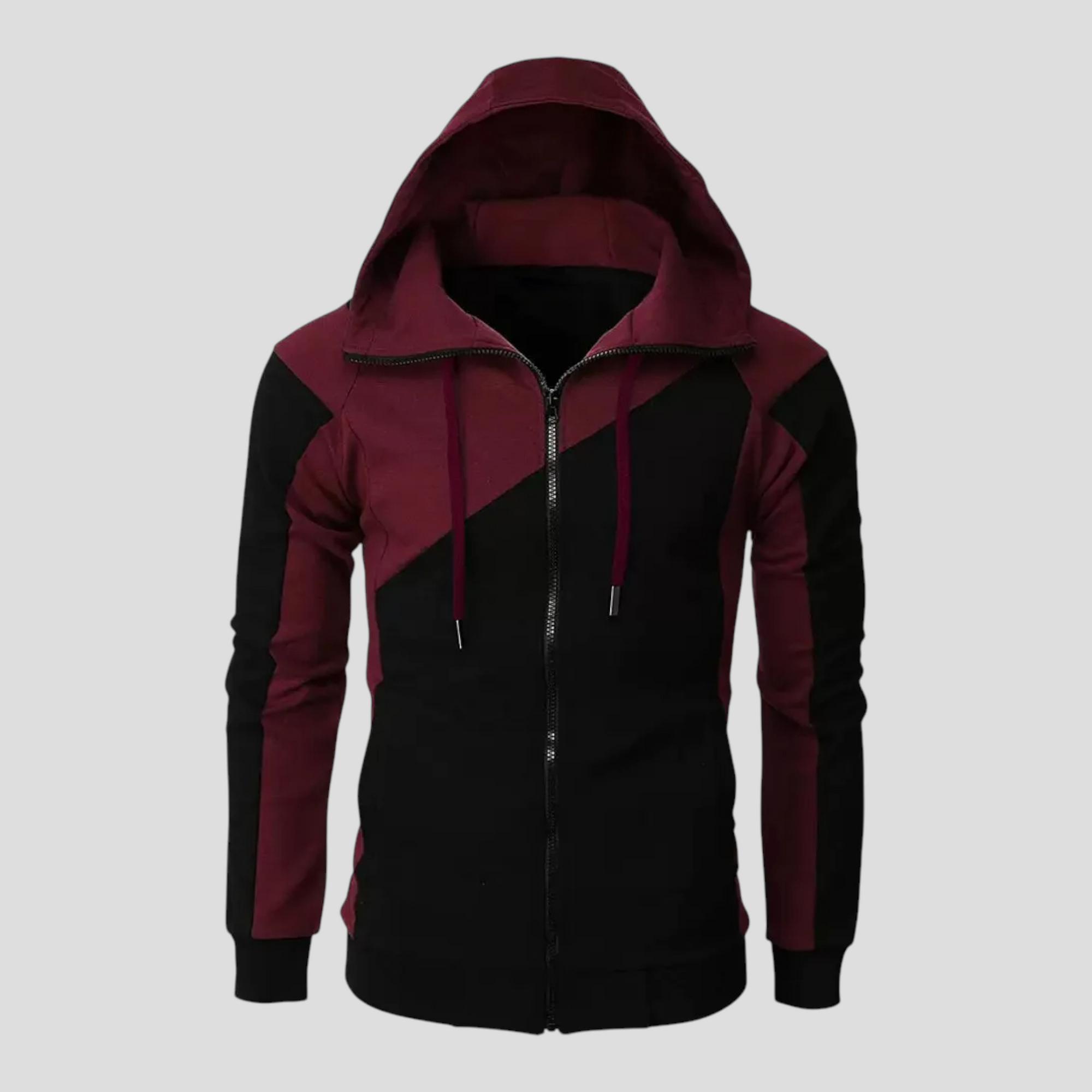 Hættetrøje med Lynlås til Mænd - Sportstøj