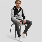 Hættetrøje med Lynlås til Mænd - Sportstøj