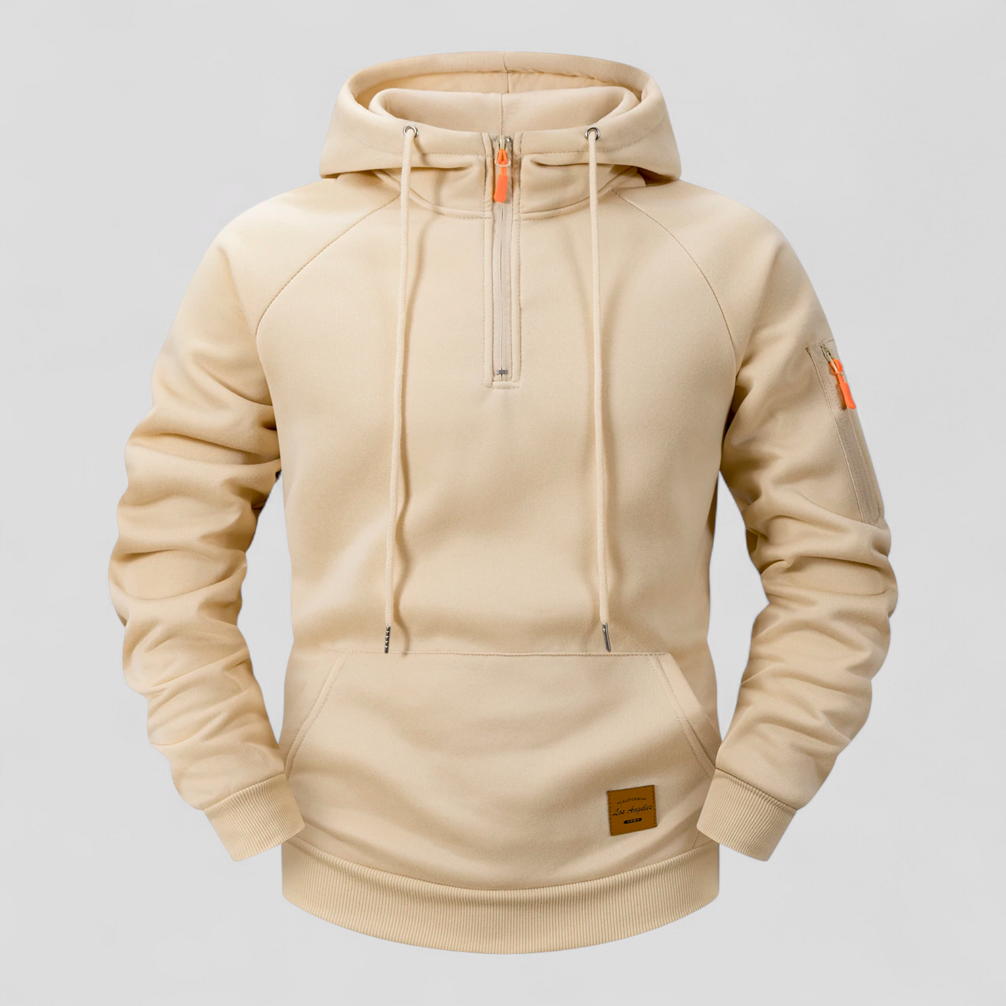 Hættetrøje med Lynlås til Mænd – Sportstøj