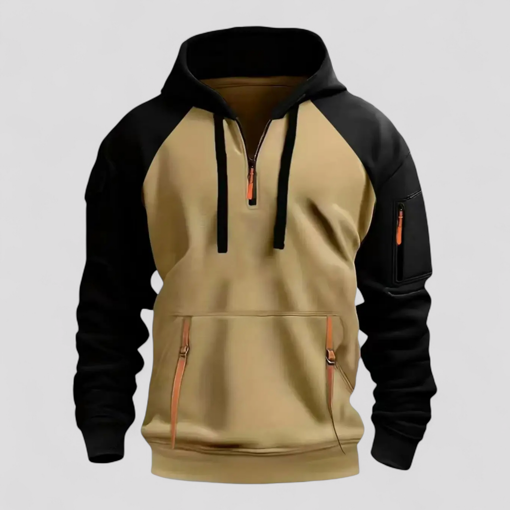 Hættetrøje med Lynlås til Mænd – Sportstøj