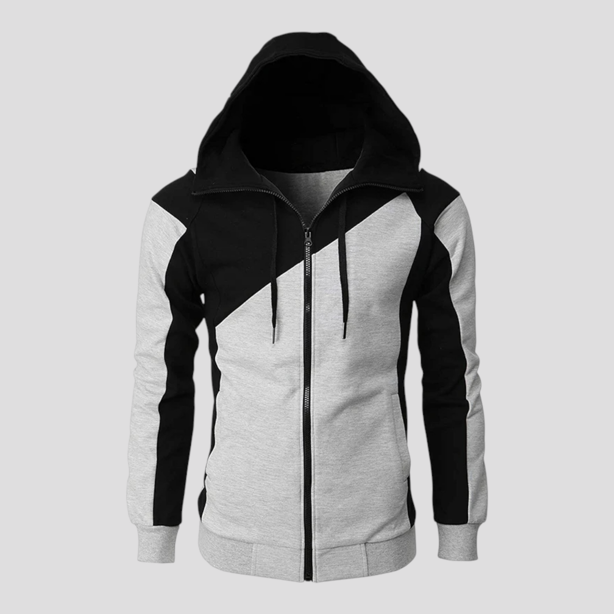 Hættetrøje med Lynlås til Mænd - Sportstøj
