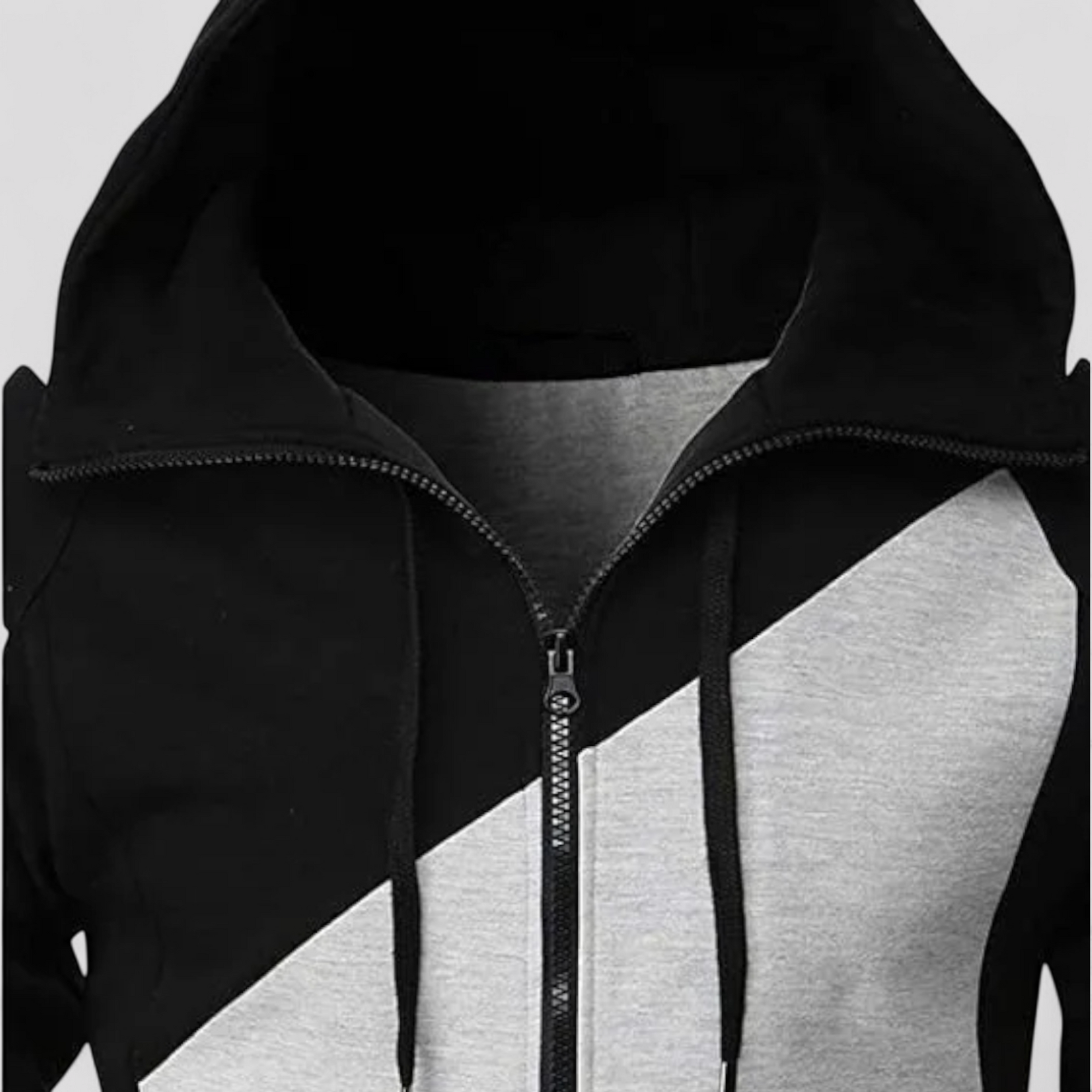 Hættetrøje med Lynlås til Mænd - Sportstøj