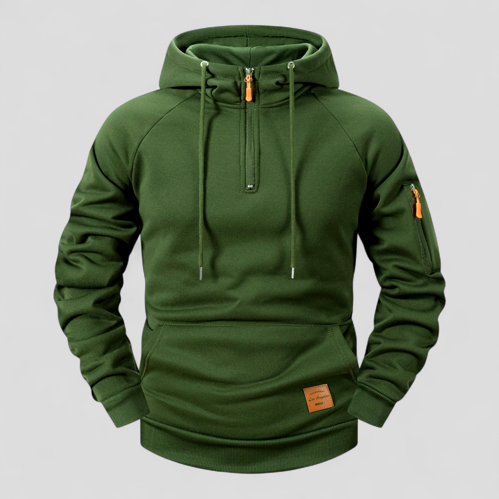 Hættetrøje med Lynlås til Mænd – Sportstøj