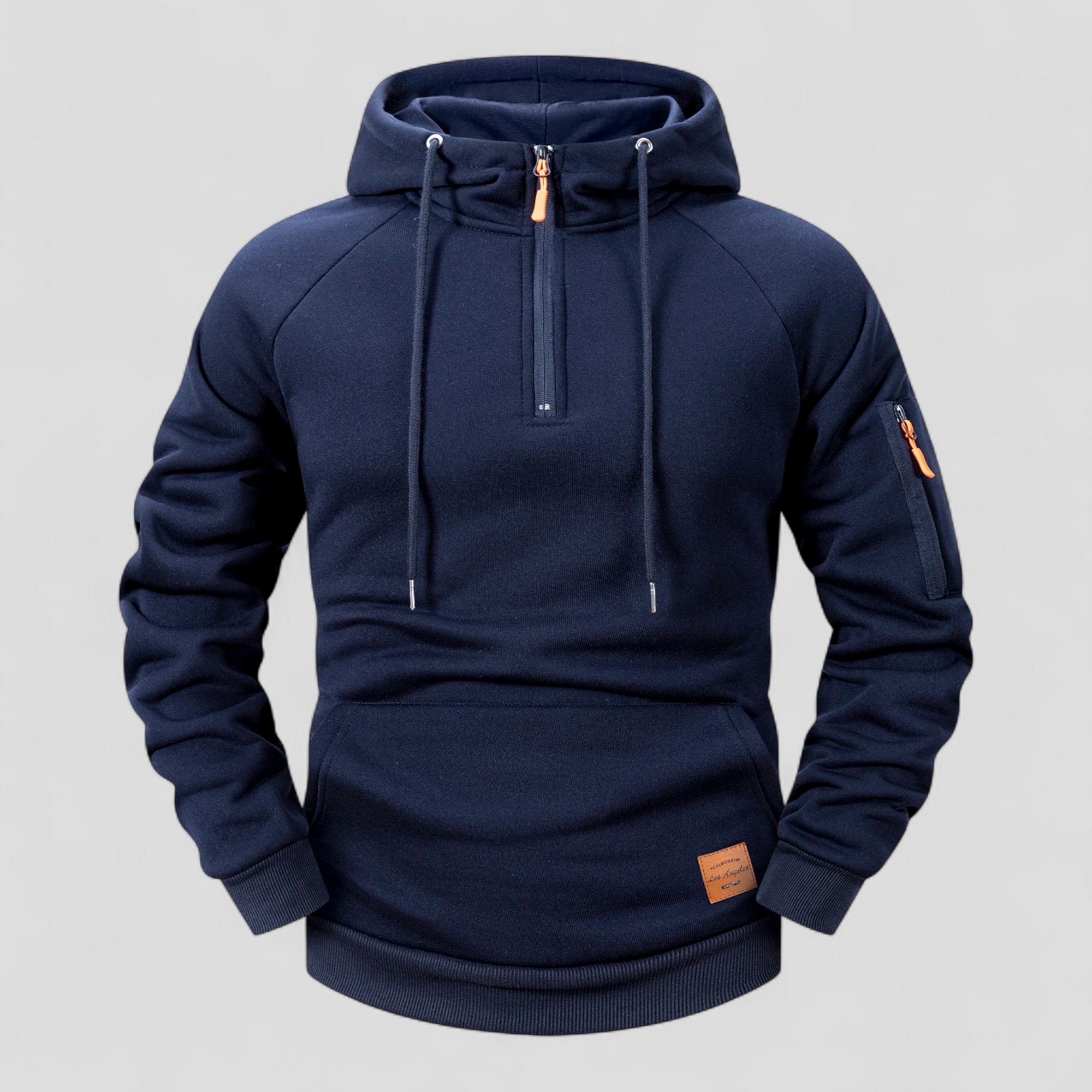 Hættetrøje med Lynlås til Mænd – Sportstøj