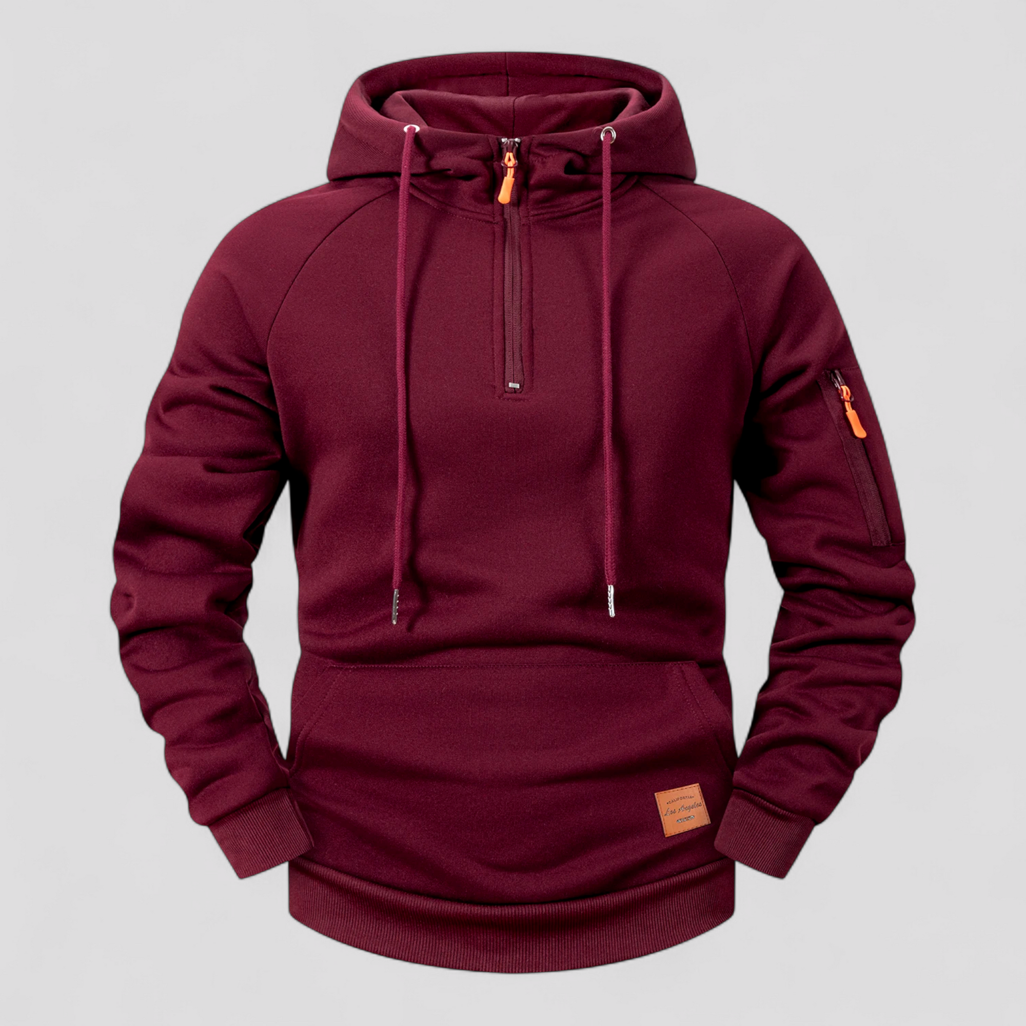 Hættetrøje med Lynlås til Mænd – Sportstøj