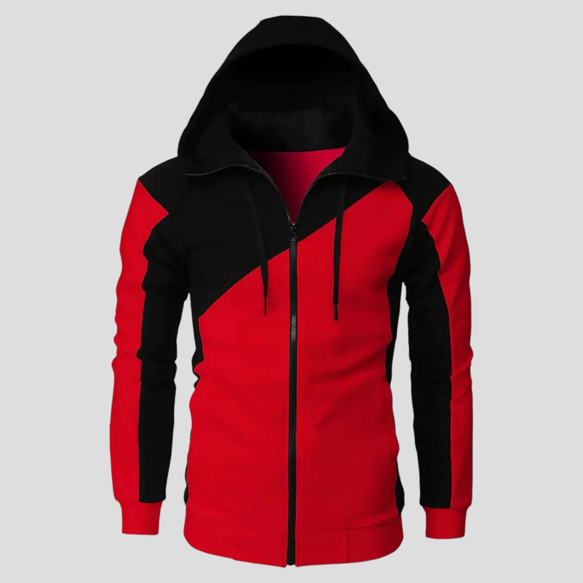 Hættetrøje med Lynlås til Mænd - Sportstøj