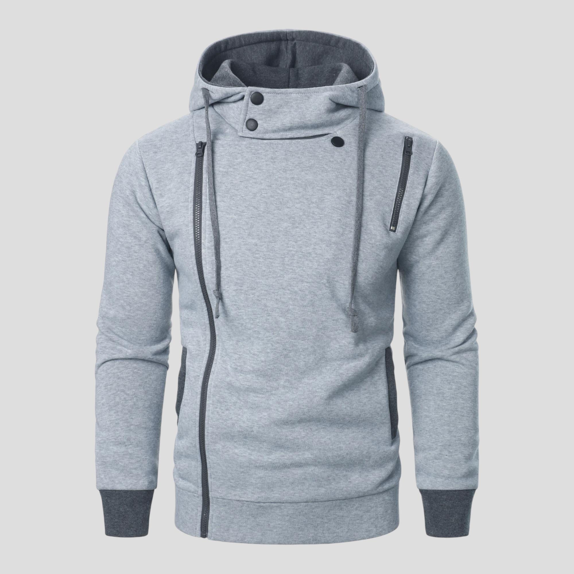 Hættetrøje til Mænd med Lynlås – Sportstøj