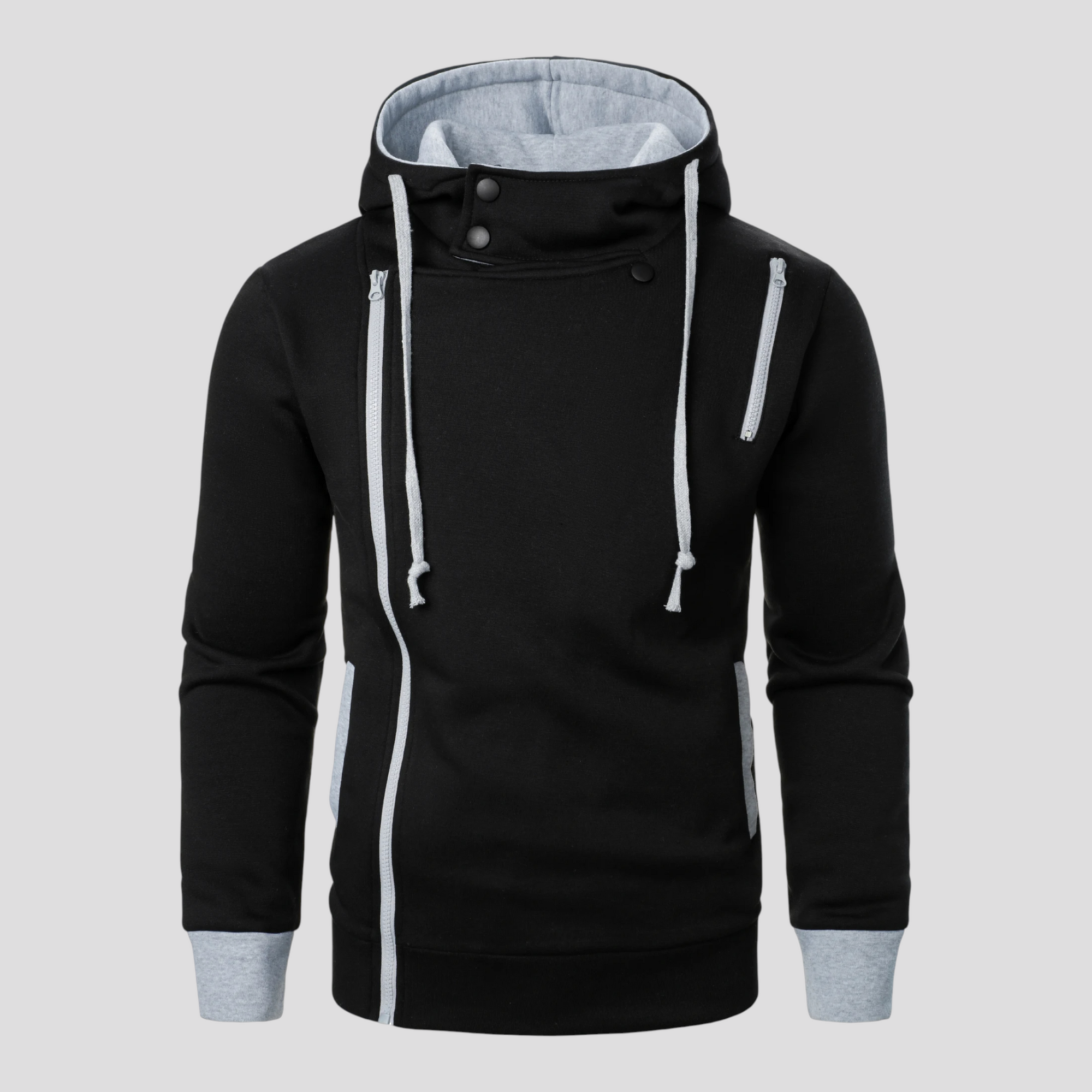 Hættetrøje til Mænd med Lynlås – Sportstøj