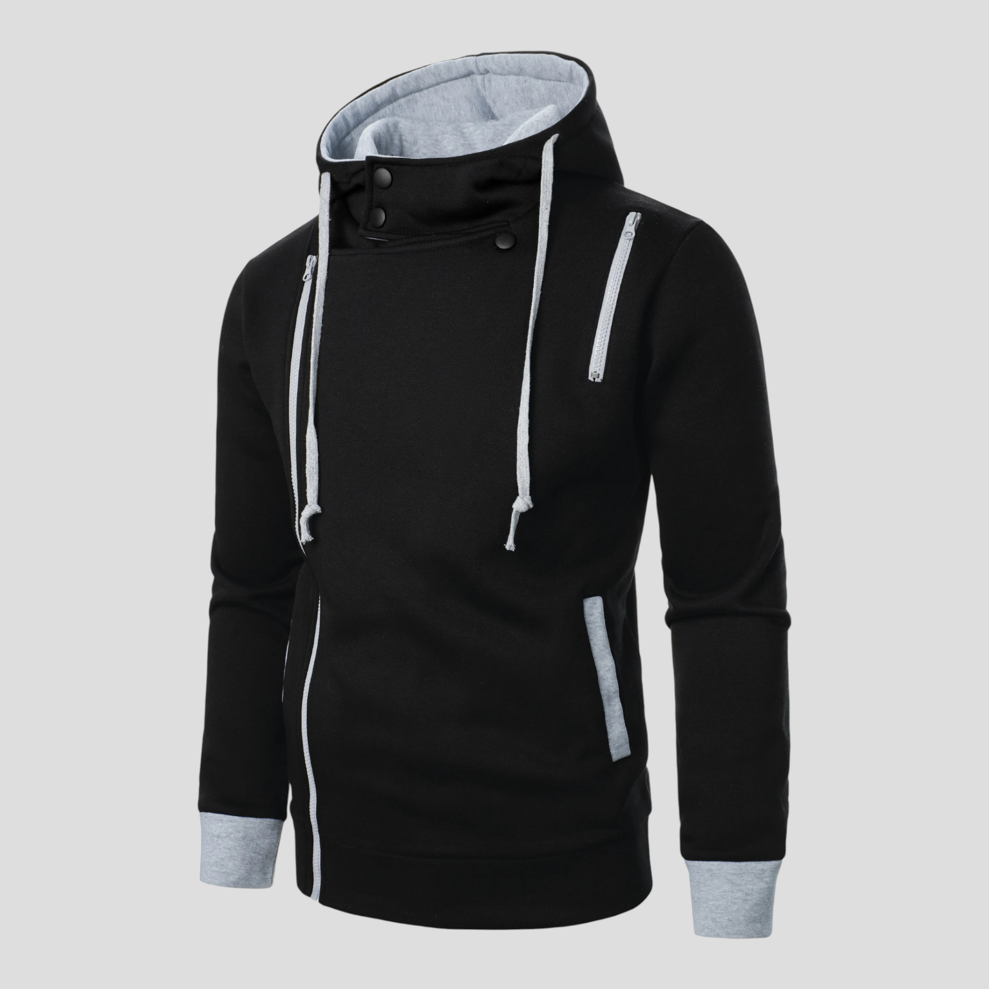 Hættetrøje til Mænd med Lynlås – Sportstøj
