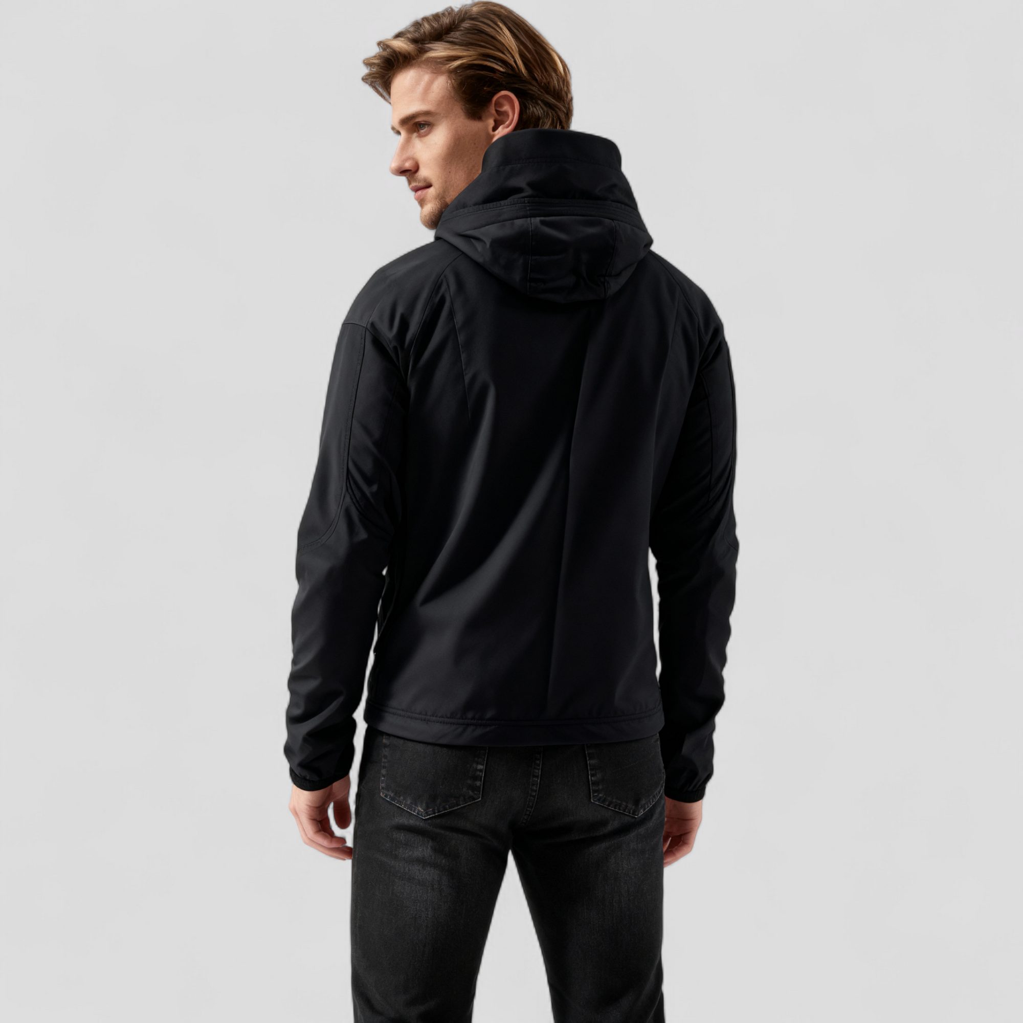 Herre Softshell Jakke – Vandtæt og Åndbar til Udendørsbrug