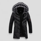Herre Trendy Vinterfrakke med Hætte