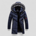 Herre Trendy Vinterfrakke med Hætte