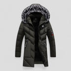 Herre Trendy Vinterfrakke med Hætte