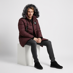 Herre Trendy Vinterfrakke med Hætte