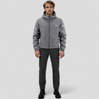 Herre Varm Fleece Jakke med Hætte