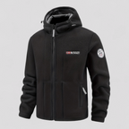 Herre Varm Fleece Jakke med Hætte