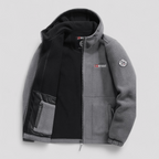 Herre Varm Fleece Jakke med Hætte