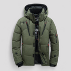 Herre Varm Vinterjakke Parka Med Lommer