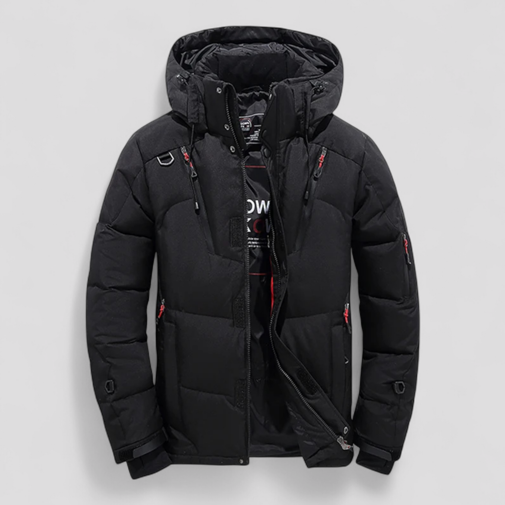 Herre Varm Vinterjakke Parka Med Lommer