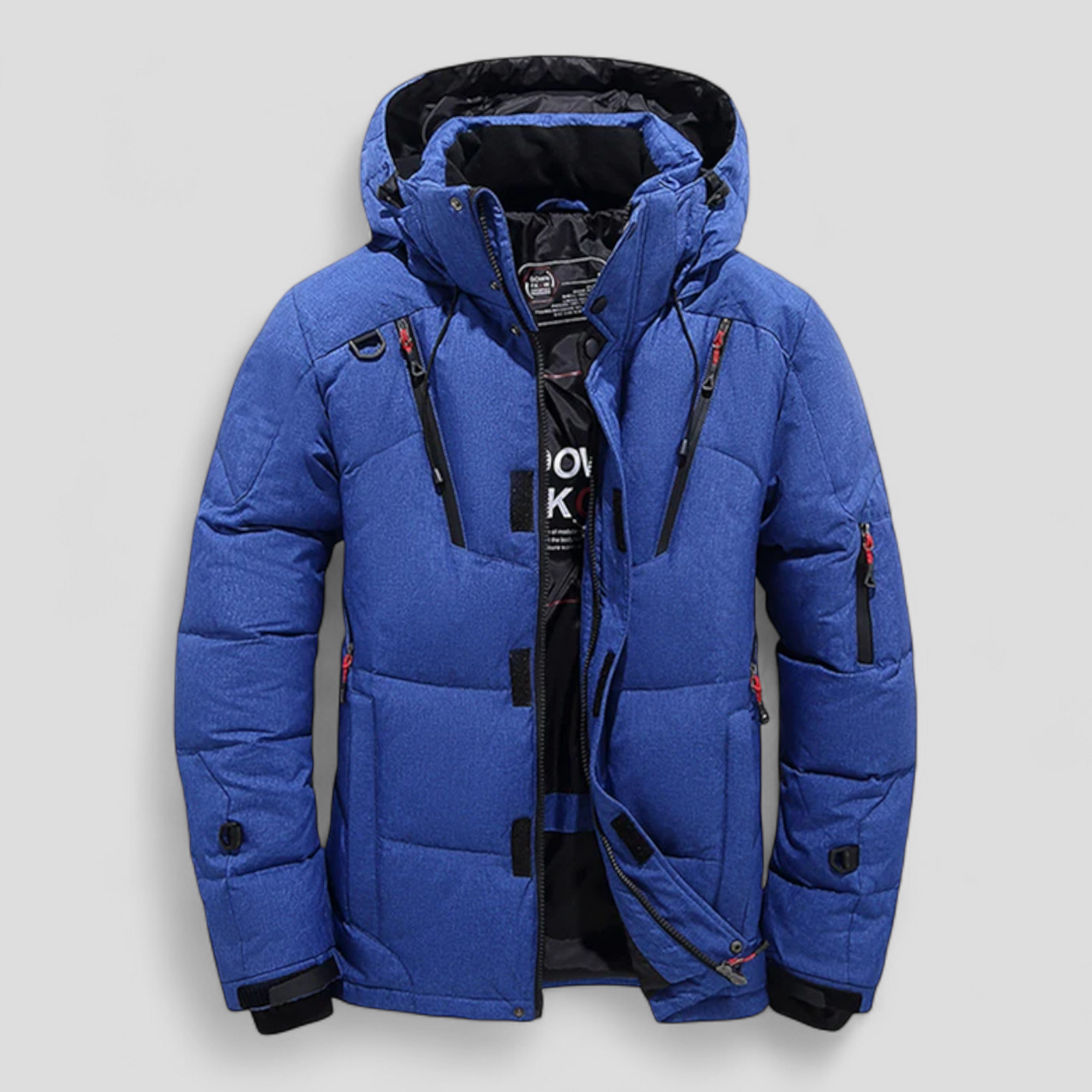 Herre Varm Vinterjakke Parka Med Lommer