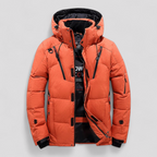 Herre Varm Vinterjakke Parka Med Lommer