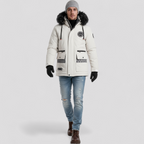 Herre Vindtæt Bomuldsjakke med Hætte