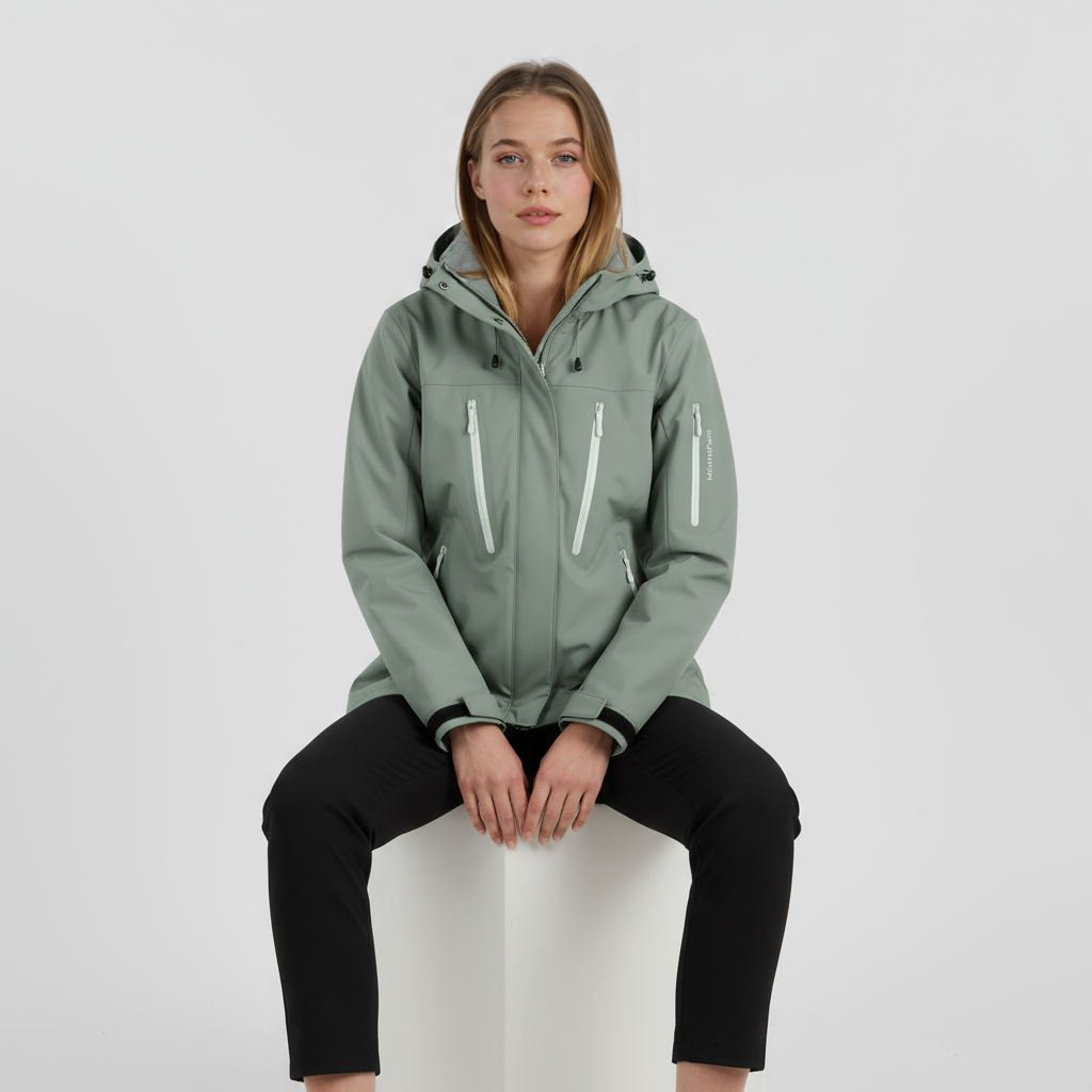 Herre Vindtæt Jakke til Vandring og Udendørs Aktiviteter