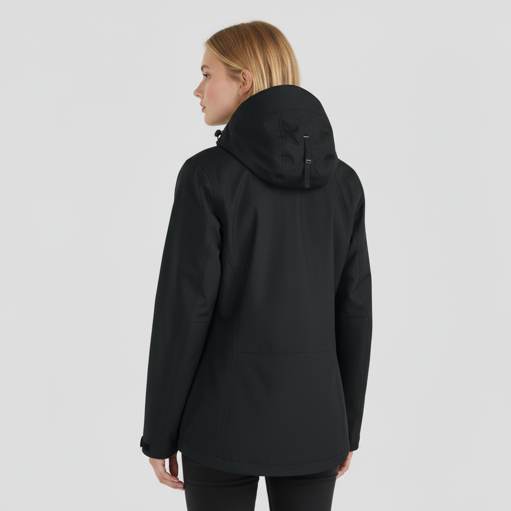 Herre Vindtæt Jakke til Vandring og Udendørs Aktiviteter