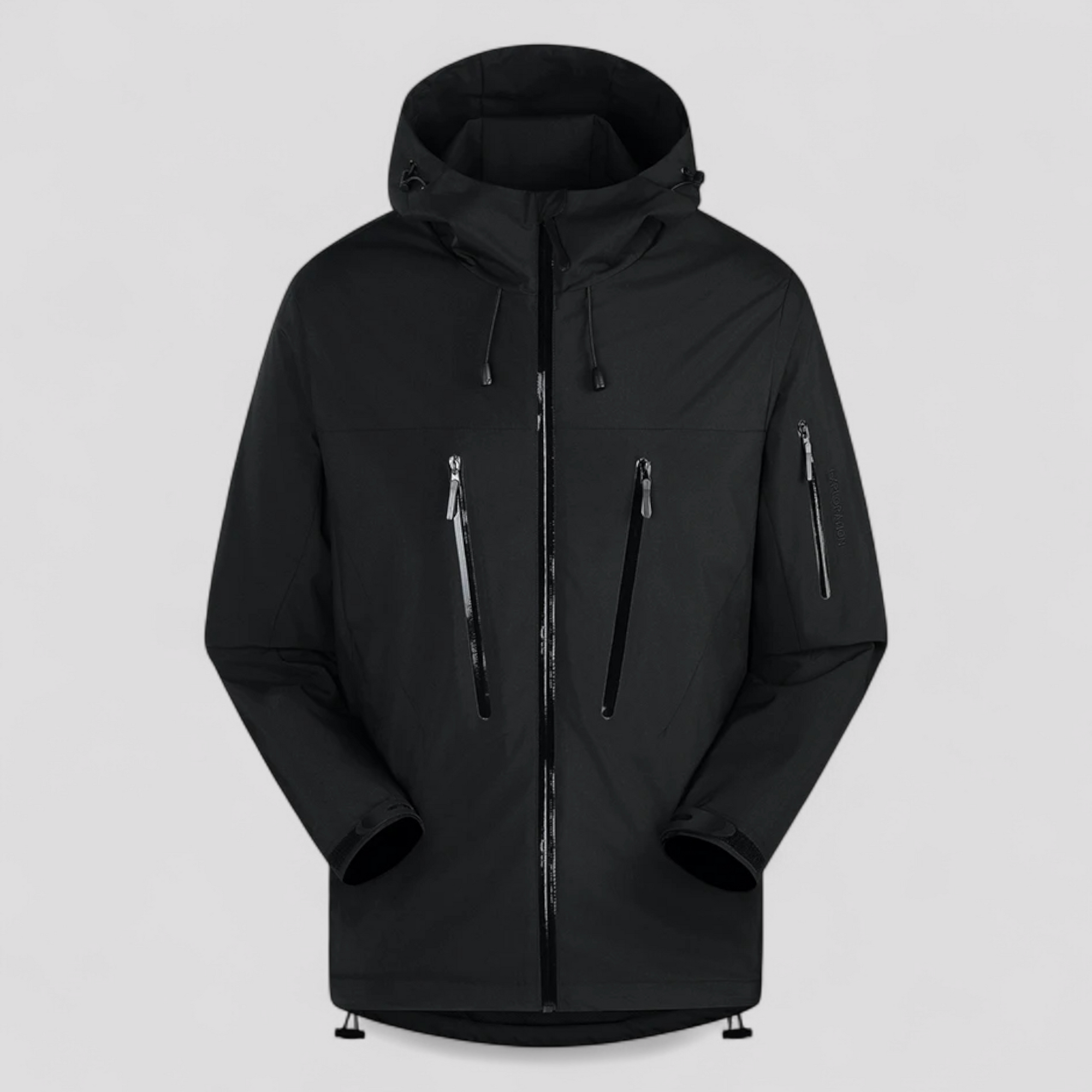 Herre Vindtæt Jakke til Vandring og Udendørs Aktiviteter