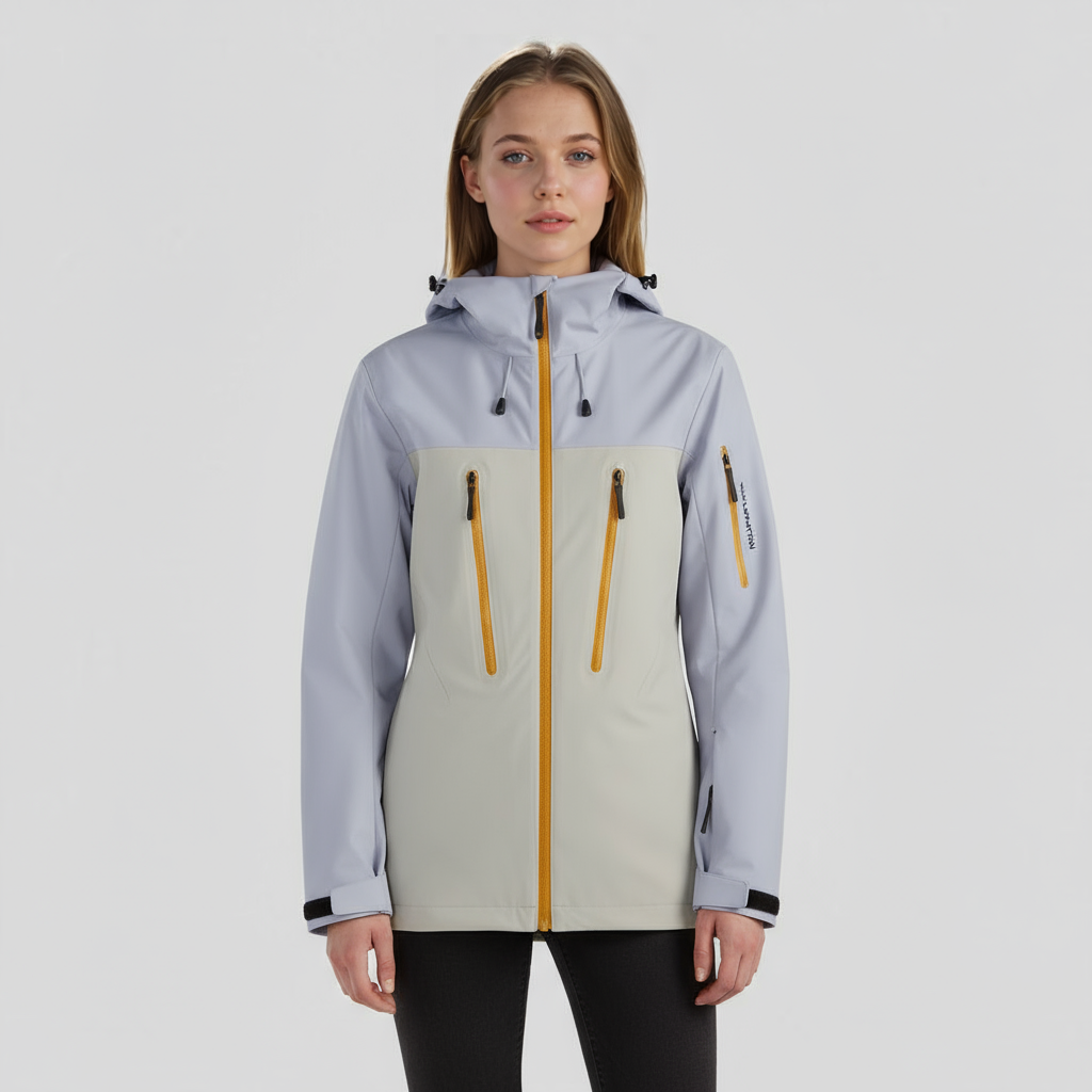 Herre Vindtæt Jakke til Vandring og Udendørs Aktiviteter