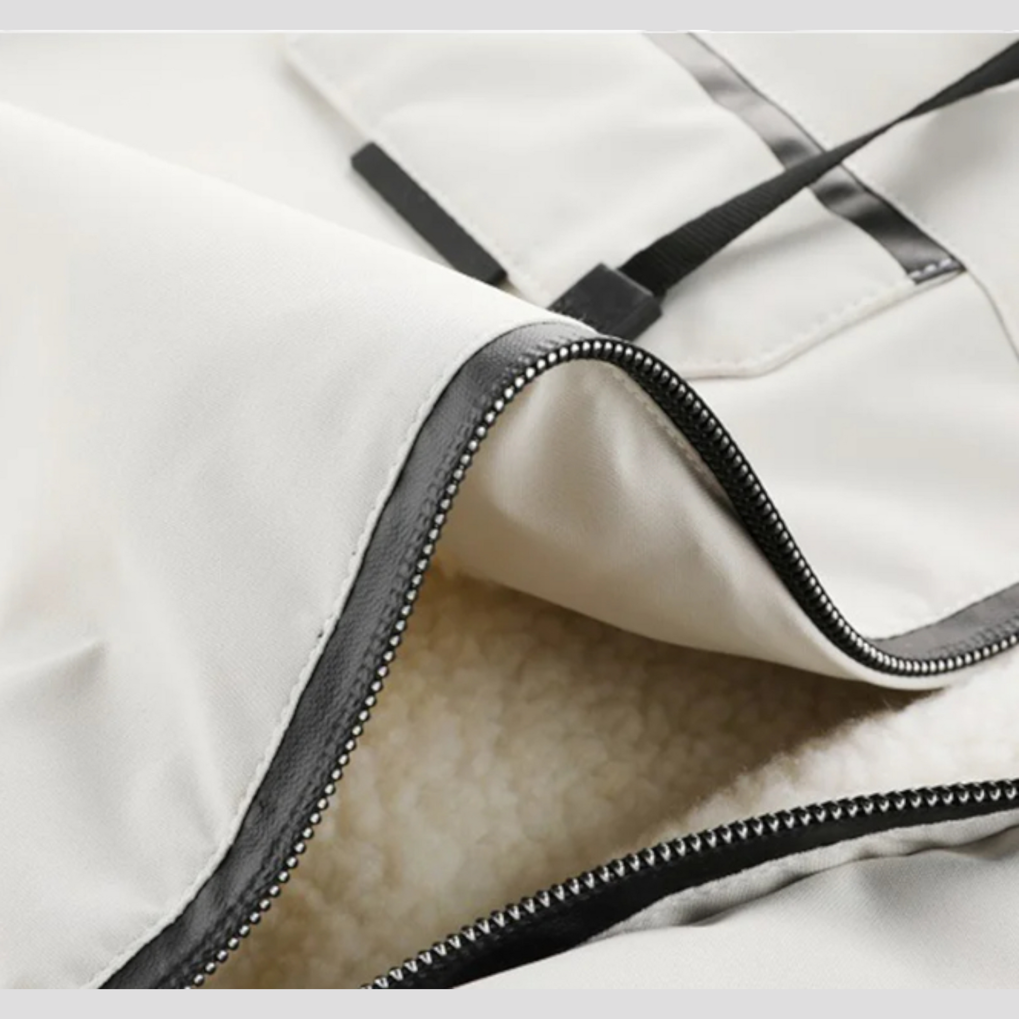 Herre Vindtæt Vinterjakke med Aftagelig Hætte