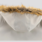 Herre Vindtæt Vinterjakke med Aftagelig Hætte