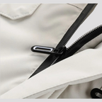 Herre Vindtæt Vinterjakke med Aftagelig Hætte