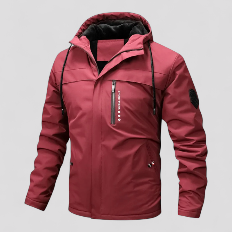 Herre Vinterjakke – Med Hætte og Isolering