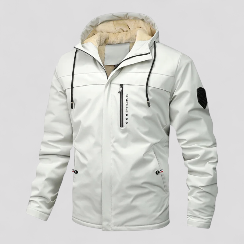 Herre Vinterjakke – Med Hætte og Isolering