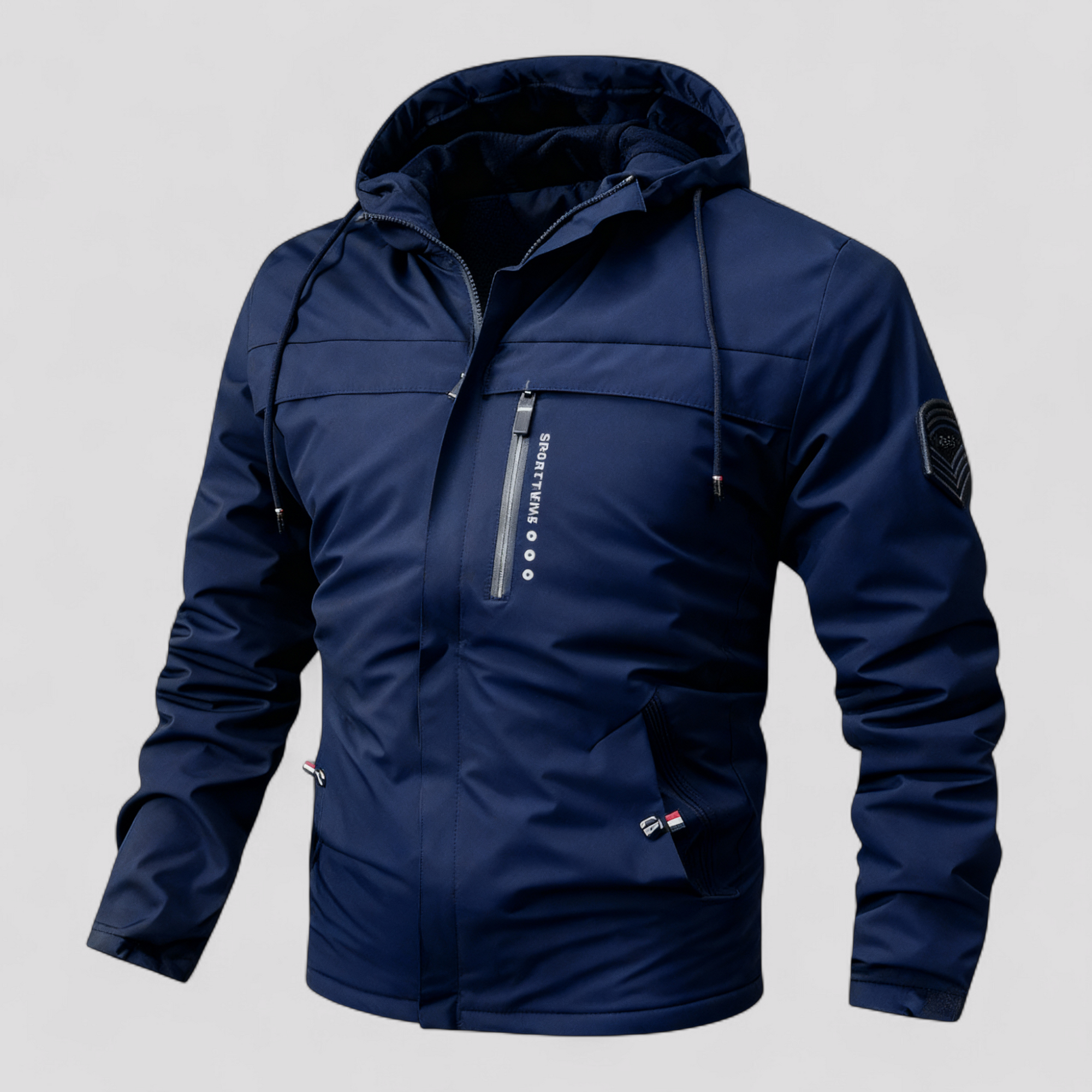 Herre Vinterjakke – Med Hætte og Isolering