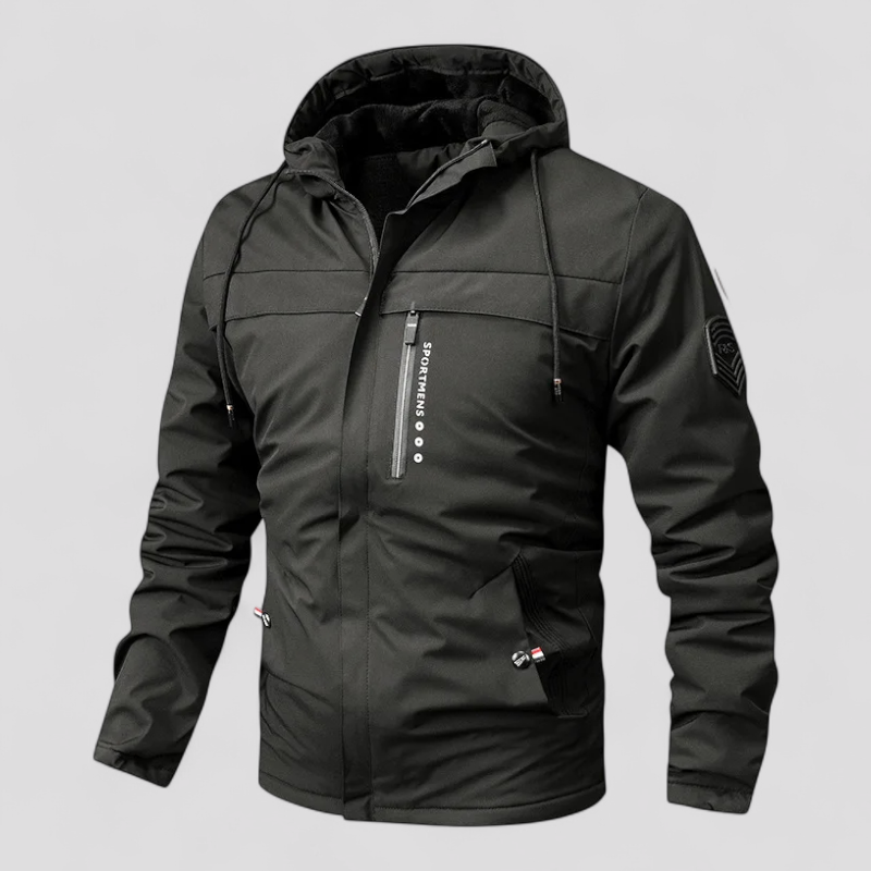 Herre Vinterjakke – Med Hætte og Isolering