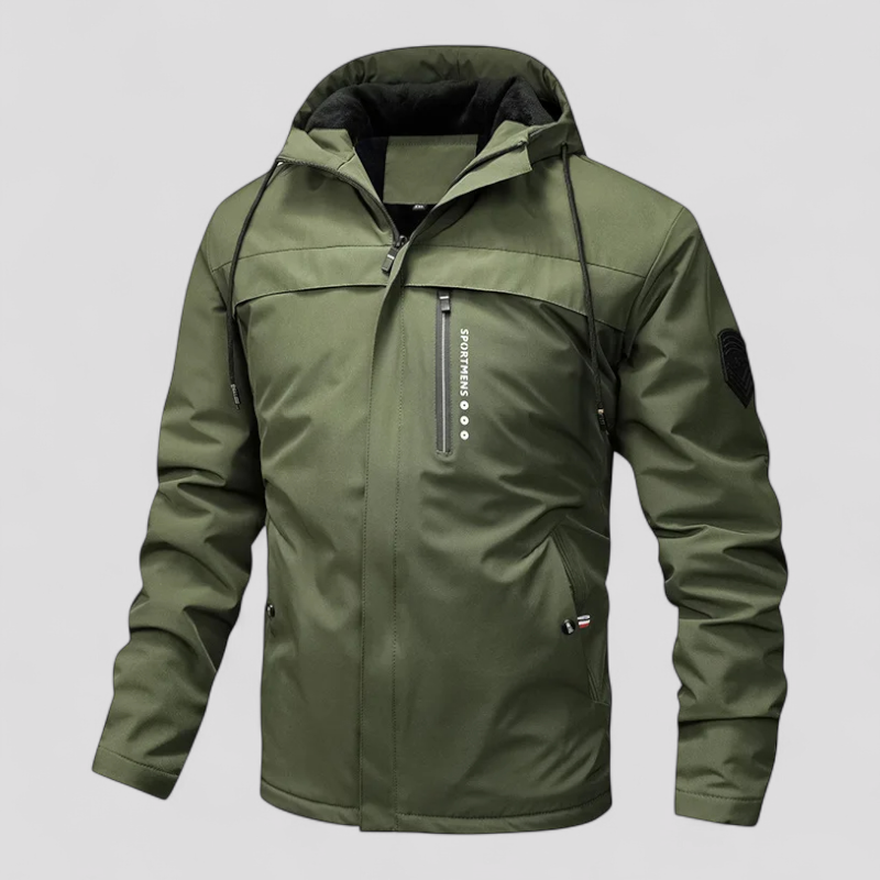 Herre Vinterjakke – Med Hætte og Isolering