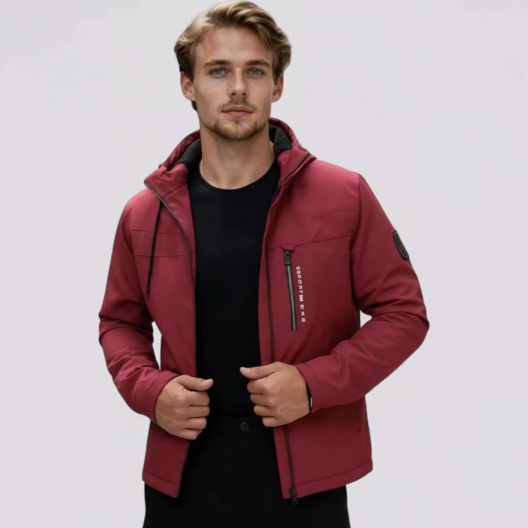 Herre Vinterjakke – Med Hætte og Isolering