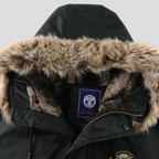 Herre Vinterjakke med Aftagelig Hætte