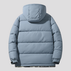 Herre Vinterjakke med Hætte og Lommer