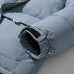 Herre Vinterjakke med Hætte og Lommer