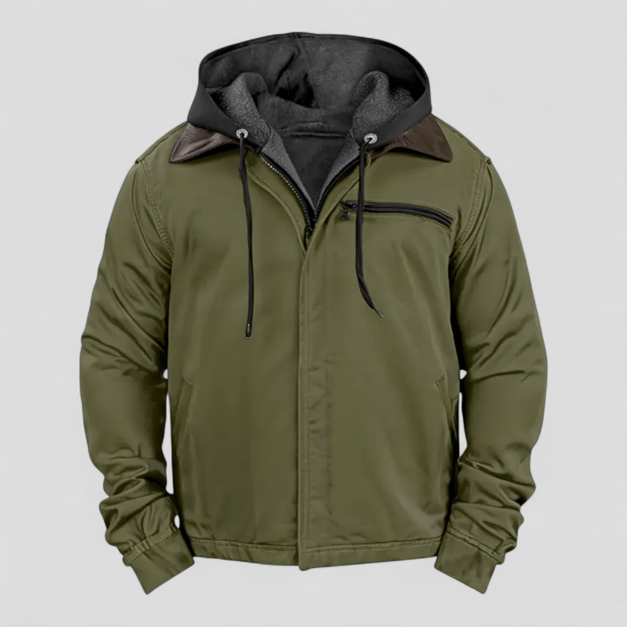 Herrejakke med Hætte – Letvægtsdesign til Forår