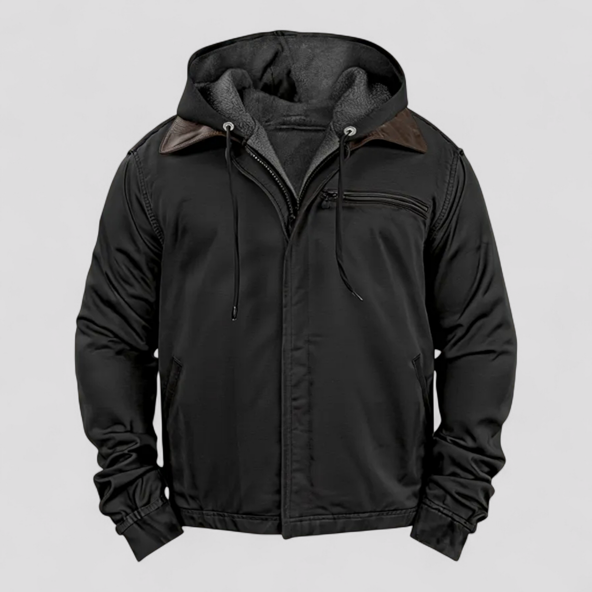 Herrejakke med Hætte – Letvægtsdesign til Forår